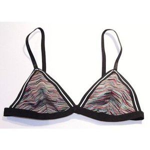 SILENCE & NOISE Triangle BRA SPECKLE bralette ANTHROPOLOGIE Large